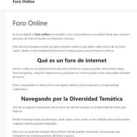 foroonline